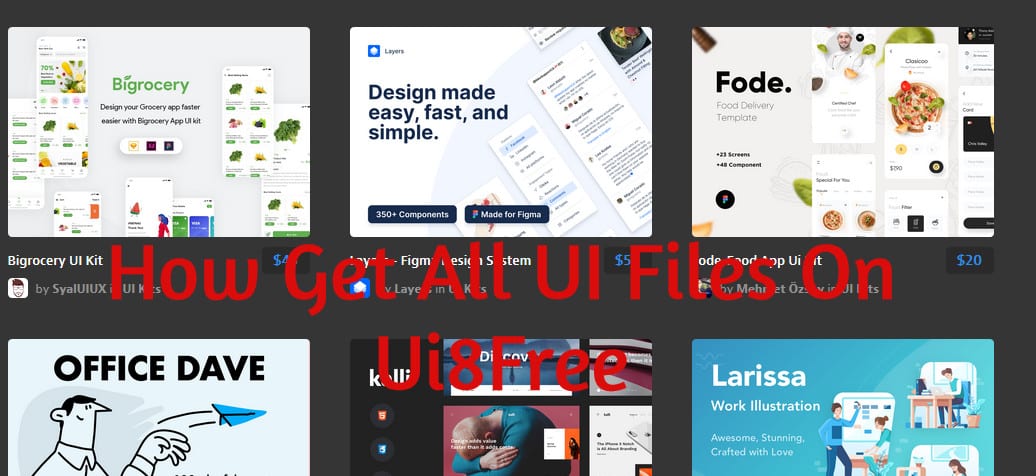 how to get ui8 files free