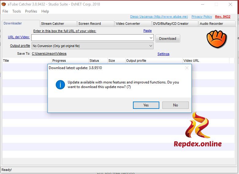 Solve aTube Catcher Error 204 repdex