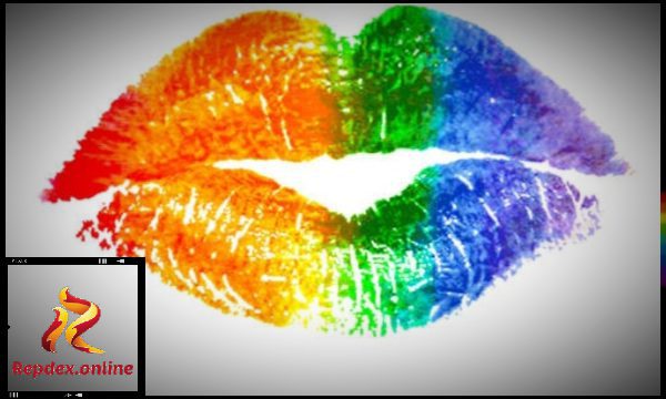 what is rainbow kiss shown